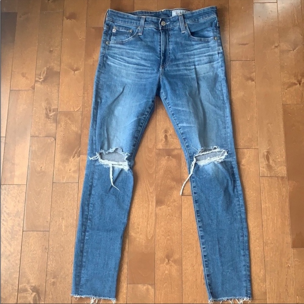 AG Adriano Goldschmied High Rise Skinny Jeans